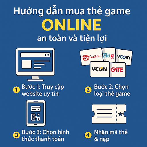 Hướng dẫn mua thẻ game online an toàn và tiện lợi